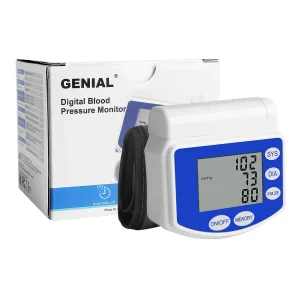 Rechargeable Wrist Digital BP Machine with LED Backlit Display