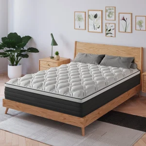 12"14" Gel Memory Foam Hybrid Pocket Spring Mattress Twin Full King Queen Bed Mattress In A Box
